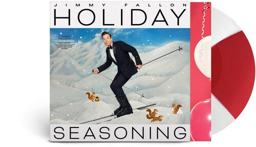 Jimmy Fallon HOLIDAY SEASONING Limited Edition NEW PEPPERMINT COLORED VINYL LP