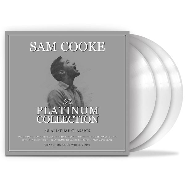 Sam Cooke PLATINUM COLLECTION Best Of 48 Songs NEW WHITE COLORED VINYL 3 LP