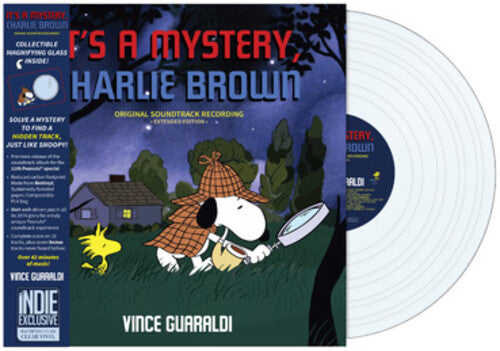Vince Guaraldi IT'S A MYSTERY CHARLIE BROWN (ORIGINAL SOUNDTRACK) New Clear Vinyl LP