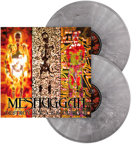 Meshuggah DESTROY ERASE IMPROVE New Limited Edition Marbled Colored Vinyl 2 LP