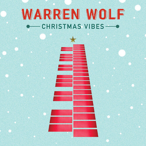 Warren Wolf CHRISTMAS VIBES Holiday Songs Music NEW CANDY CANE COLORED VINYL LP