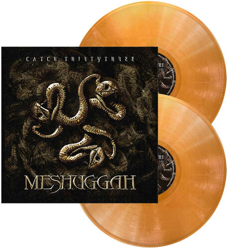 Meshuggah CATCH THIRTYTHREE New Limited White/Gold Colored Vinyl Record 2 LP