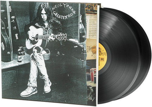 Neil Young GREATEST HITS Best Of 18 Essential Songs NEW BLACK VINYL 2 LP +7"