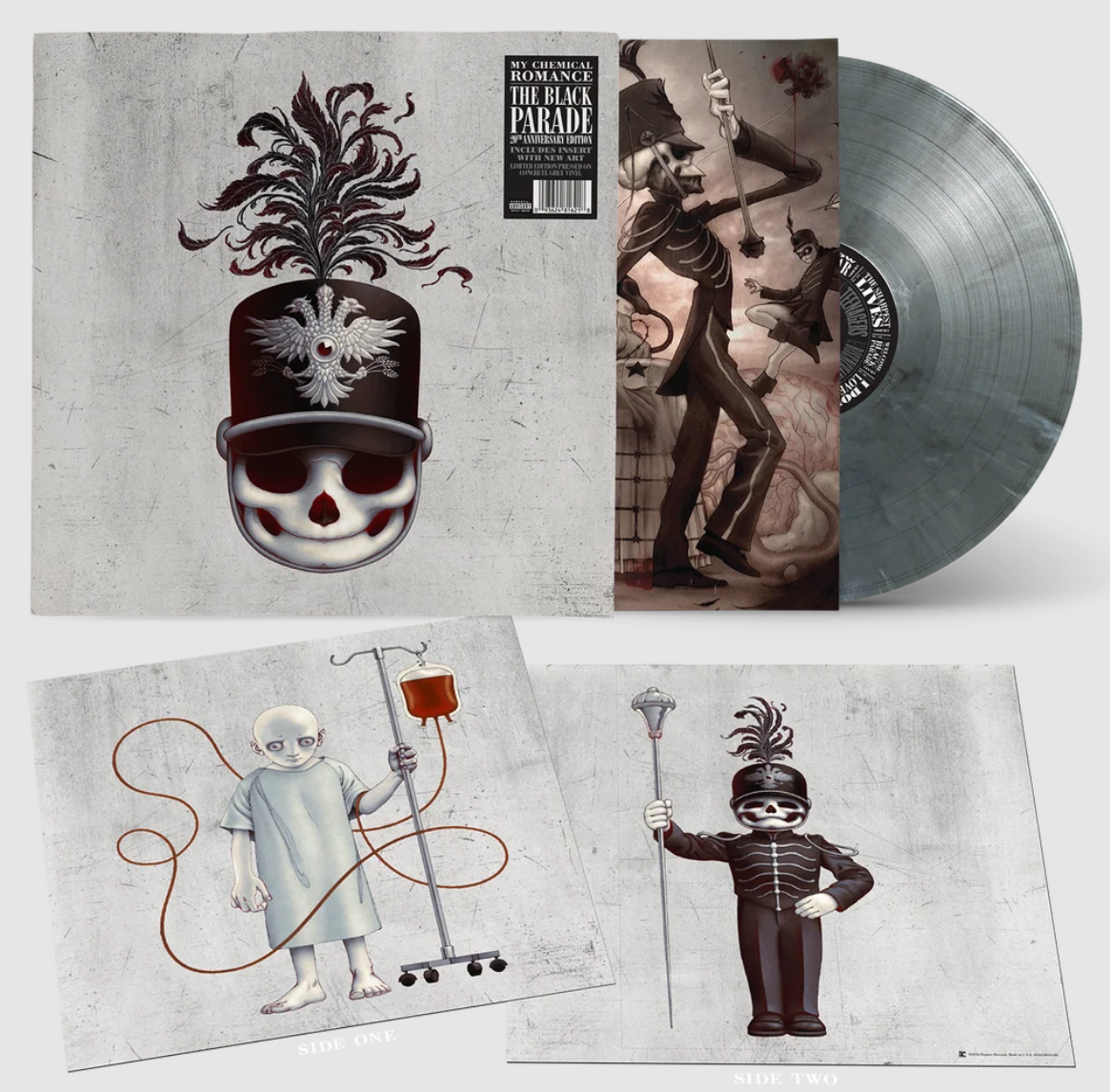 My Chemical Romance THE BLACK PARADE (93624816218) New Concrete Colored Vinyl LP