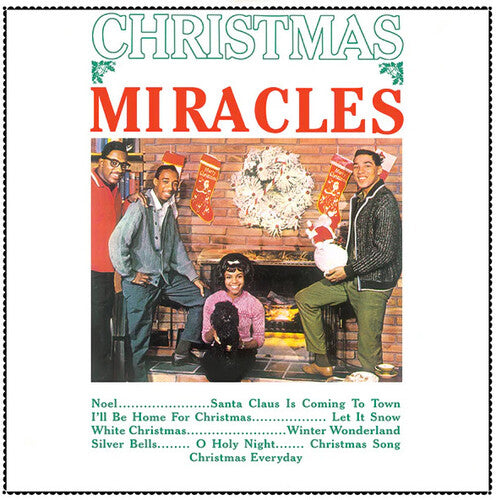 The Miracles CHRISTMAS WITH THE MIRACLES Holiday Songs Music NEW WHITE VINYL LP --Best Seller