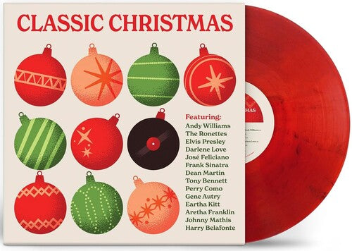Classic Christmas VARIOUS ARTISTS Holiday Songs Music NEW RED COLORED VINYL LP