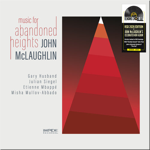John McLaughlin MUSIC FOR ABANDONED HEIGHTS Limited RSD 2026 Colored Vinyl LP