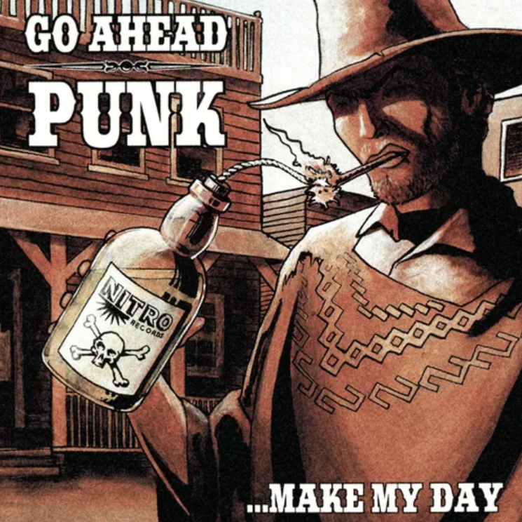Go Ahead Punk...Make My Day VARIOUS ARTISTS New Orange Splatter Colored Vinyl LP