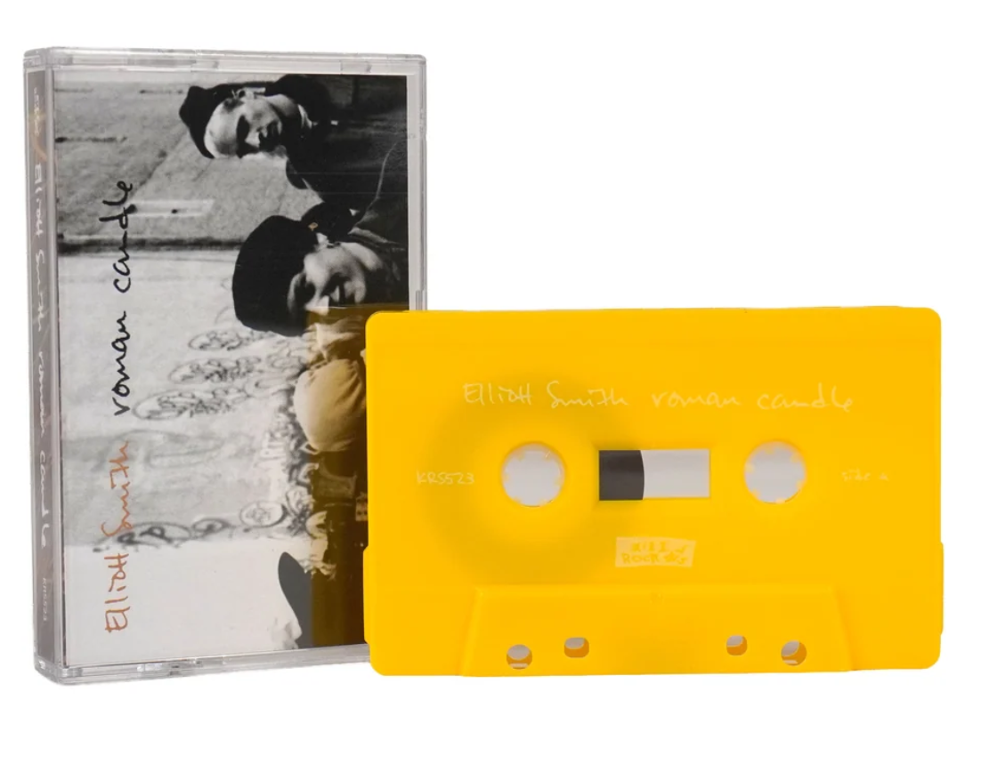 Elliott Smith ROMAN CANDLE New Sealed Yellow Colored Cassette Tape