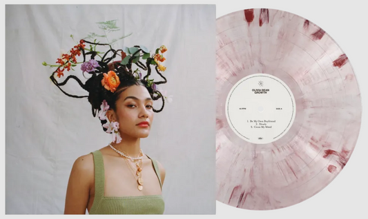 Olivia Dean GROWTH Limited Edition NEW PINK MARBLED COLORED VINYL RECORD 10" --Best Seller