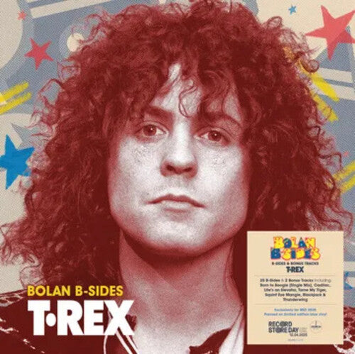 T. Rex BOLAN B-SIDES Limited Edition RSD 2025 New Red/Blue Colored Vinyl 2 LP