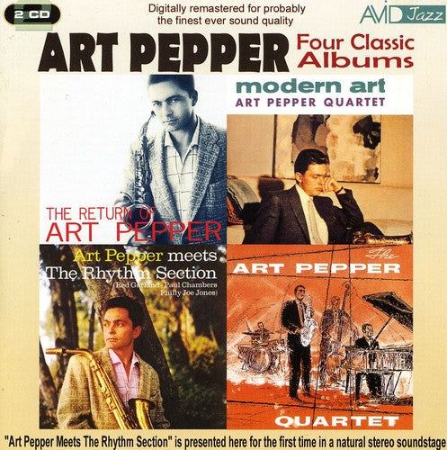 Art Pepper FOUR CLASSIC ALBUMS New Sealed 2 CD