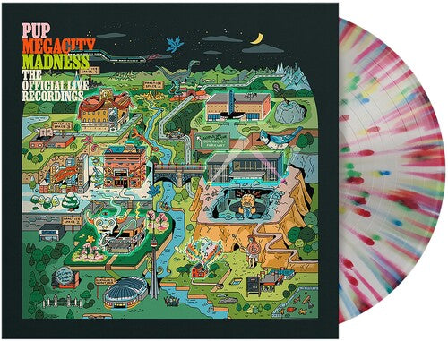 Pup MEGACITY MADNESS (OFFICIAL LIVE RECORDINGS) New Skittles Colored Vinyl LP