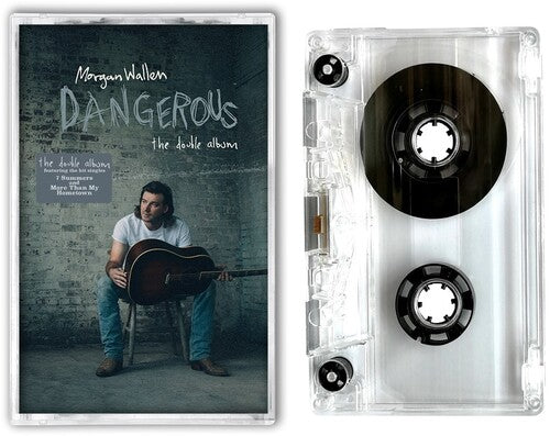 Morgan Wallen DANGEROUS: THE DOUBLE ALBUM New Sealed 2x Clear Cassette Tape