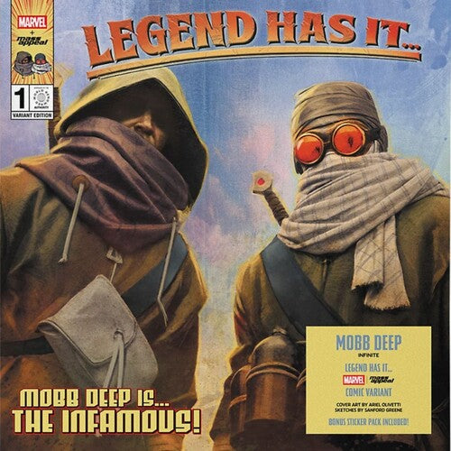 Mobb Deep INFINITE (MARVEL COMIC VARIANT) New Limited Colored Vinyl Record 2 LP