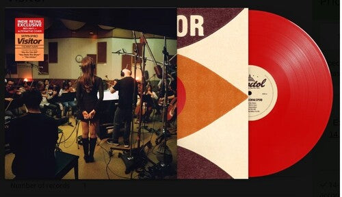 Sienna Spiro VISITOR (ALTERNATE COVER) New Limited Red Colored Vinyl LP