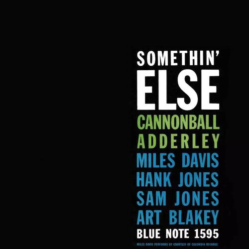Cannonball Adderley SOMETHIN' ELSE (BLUE NOTE ESSENTIALS) 140g New Vinyl LP