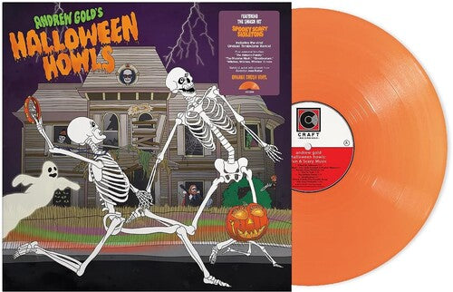 Andrew Gold HALLOWEEN HOWLS: FUN & SCARY MUSIC New Orange Colored Vinyl LP
