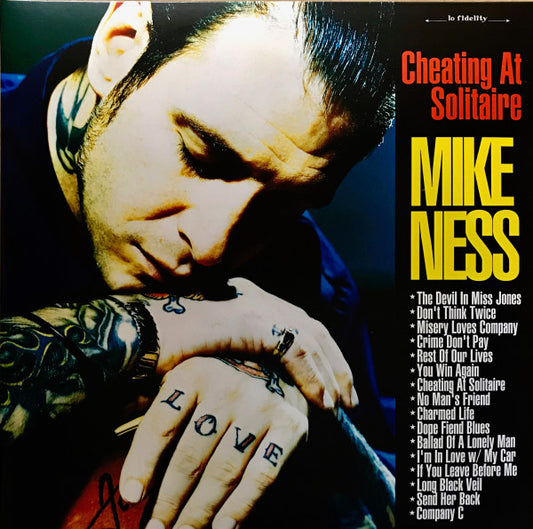 Mike Ness CHEATING AT SOLITAIRE New Sealed Black Vinyl 2 LP