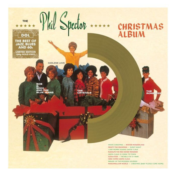 Phil Spector CHRISTMAS ALBUM Various Artists HOLIDAY New Gold Colored Vinyl LP --Best Seller