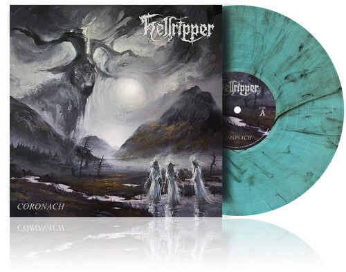 Hellripper CORONACH New Sealed Turquoise/Black Colored Vinyl Record LP