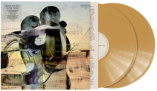 Snow Patrol EYES OPEN 20th Anniversary NEW LIMITED GOLD COLORED VINYL 2 LP