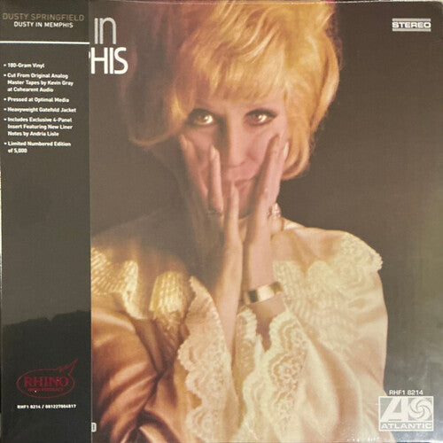 Dusty Springfield DUSTY IN MEMPHIS (RHINO HI-FIDELITY) 180g New Black Vinyl LP