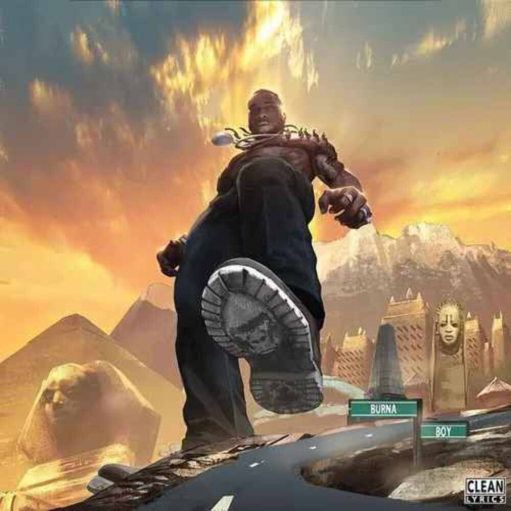 Burna Boy TWICE AS TALL Limited Atlantic 75 NEW SEALED CLEAR VINYL RECORD LP