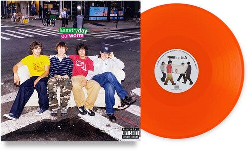 Laundry Day EARWORM Limited Edition NEW NEON ORANGE COLORED VINYL RECORD LP