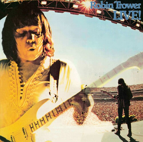 Robin Trower ROBIN TROWER LIVE! 50th Anniversary CHRYSALIS New Black Vinyl 2 LP