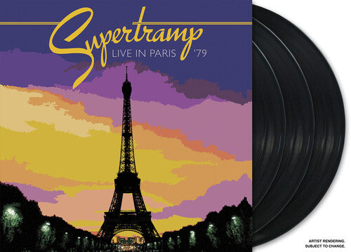 Supertramp LIVE IN PARIS 1979 New Sealed Black Vinyl Record 3 LP