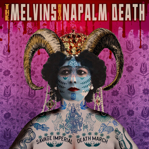 Melvins / Napalm Death SAVAGE IMPERIAL DEATH MARCH New Purple Colored Vinyl LP