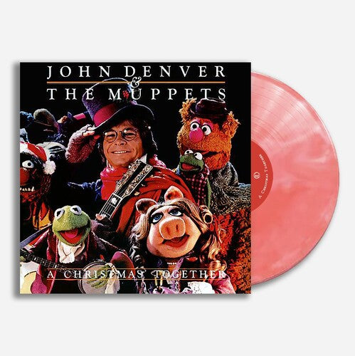 John Denver & The Muppets A CHRISTMAS TOGETHER New Candy Cane Colored Vinyl LP