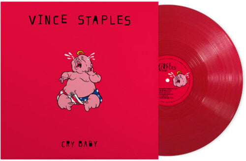 Vince Staples CRY BABY (INDIE EXCLUSIVE RED) New Sealed Colored Vinyl Record LP