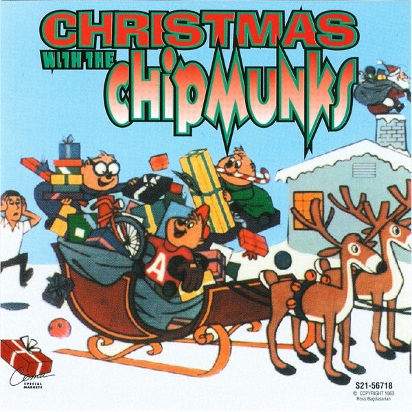 The Chipmunks CHRISTMAS WITH THE CHIPMUNKS Holiday Music Songs NEW SEALED CD