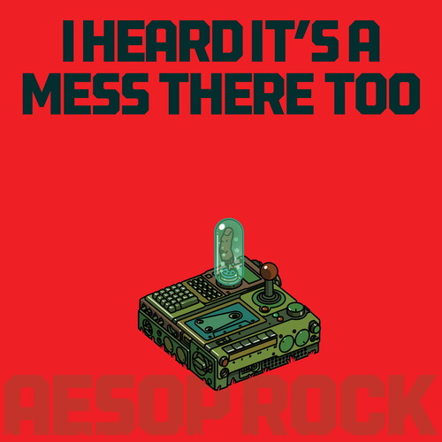 Aesop Rock I HEARD IT'S A MESS THERE TOO New Sealed Limited Red Colored Vinyl LP