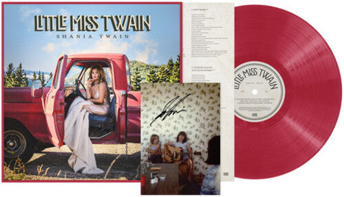 Shania Twain LITTLE MISS TWAIN (AUTOGRAPHED) New Limited Red Colored Vinyl LP