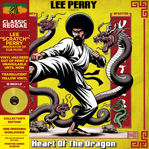 Lee Scratch Perry HEART OF THE DRAGON New Limited Yellow Colored Vinyl Record LP