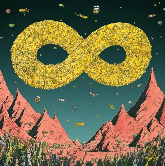 Dance Gavin Dance MOTHERSHIP New Limited Sea Blue Glitter Colored Vinyl LP
