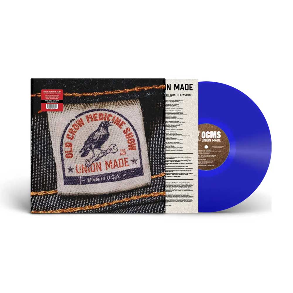 Old Crow Medicine Show SOMETHING REAL New Sealed Blue Colored Vinyl Record LP