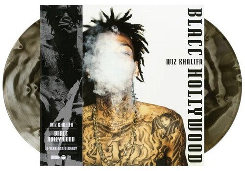 Wiz Khalifa BLACC HOLLYWOOD New Limited Edition Black Ice Colored Vinyl 2 LP