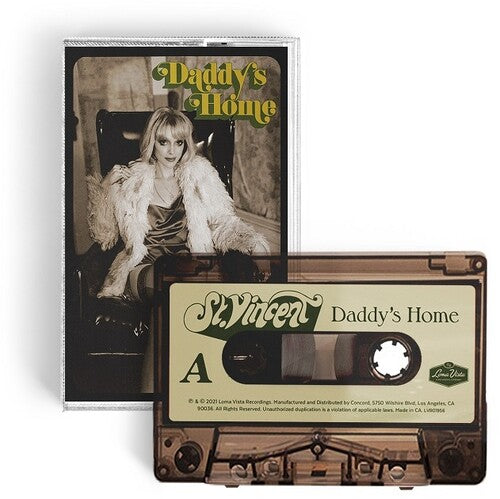 St Vincent DADDY'S HOME New Sealed Smoke Colored Cassette Tape