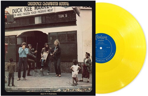 Creedence Clearwater Revival WILLY & THE POOR BOYS (YELLOW) CCR Colored Vinyl LP