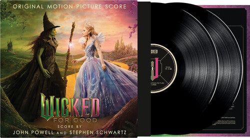 Wicked: For Good MOVIE SCORE John Powell/Stephen Schwartz NEW BLACK VINYL 2 LP