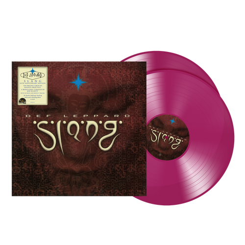 Def Leppard SLANG Limited Edition RSD 2026 New Magenta Colored Vinyl Record 2 LP