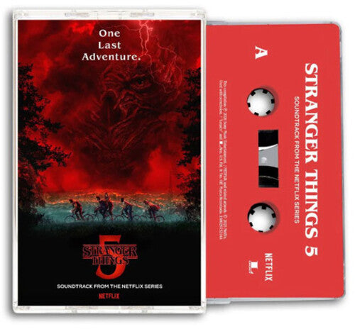 Stranger Things 5 NETFLIX SERIES SOUNDTRACK New Sealed Red Cassette Tape