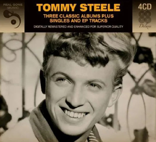 Tommy Steele THREE CLASSIC ALBUMS PLUS SINGLES AND EP TRACKS New Sealed 4 CD