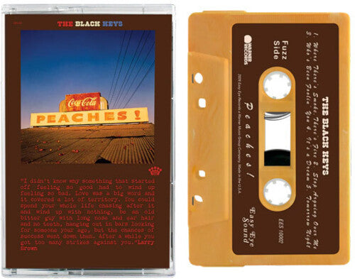 The Black Keys PEACHES! New Sealed Colored Cassette Tape