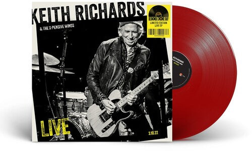 Richards Keith & X-Pensive Winos LIVE 3.10.22 Limited RSD 2025 Red Colored Vinyl 12"