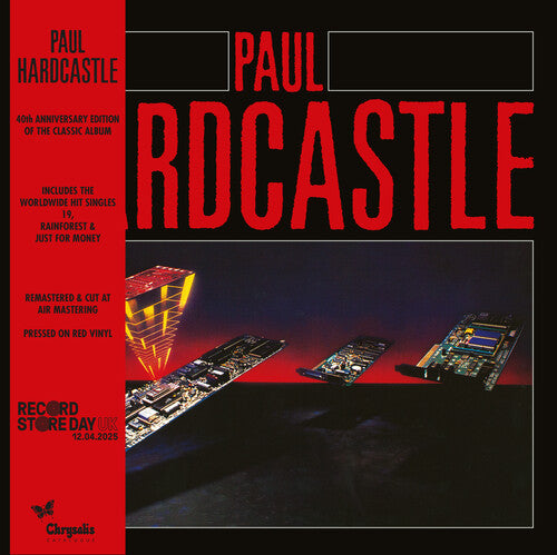 Paul Hardcastle SELF TITLED Limited Edition RSD 2025 New Red Colored Vinyl LP